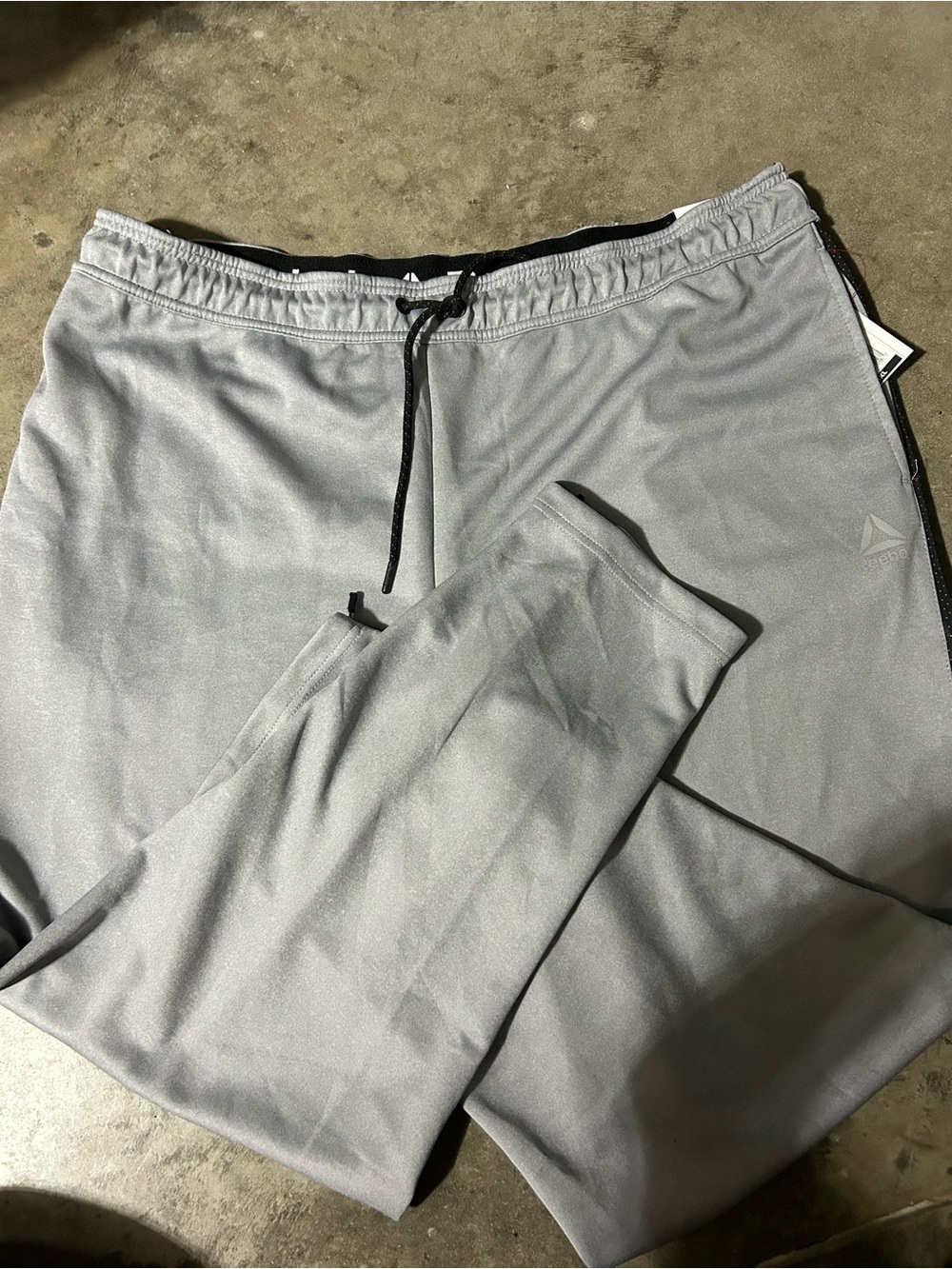 NWT Reebok Workout Ready Gray Slim Fit Jogger Pants 3XL